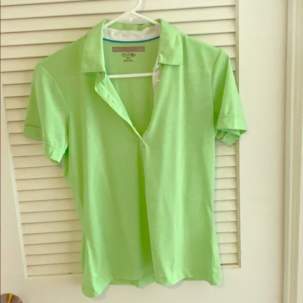 Green polo shirt by Greg Norman
